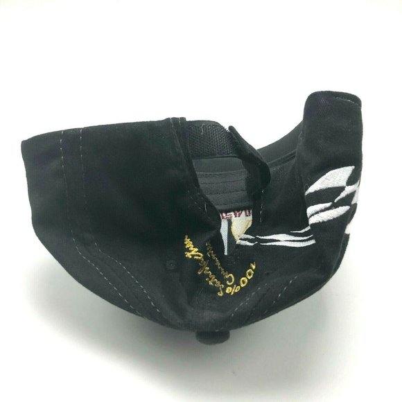 AgVenture Farm Seed Corn Soybeans Company Hat Cap Strapback Black - Picture 5 of 8